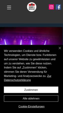 Vorschau der mobilen Webseite www.somusicals.de, Sound of Musicals
