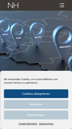 Vorschau der mobilen Webseite www.attendorner-treuhand.de, Attendorner Treuhand GmbH