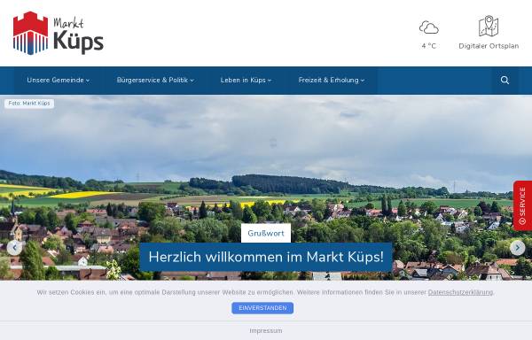 Vorschau von www.kueps.de, Markt Küps