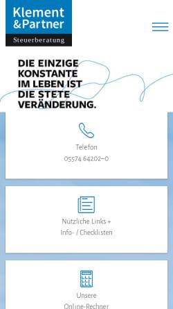 Vorschau der mobilen Webseite www.kerber.at, Mag. Reinhard Kerber Wirtschaftstreuhand GmbH