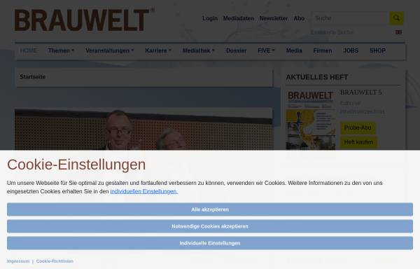 Vorschau von www.brauwelt.de, Brauwelt