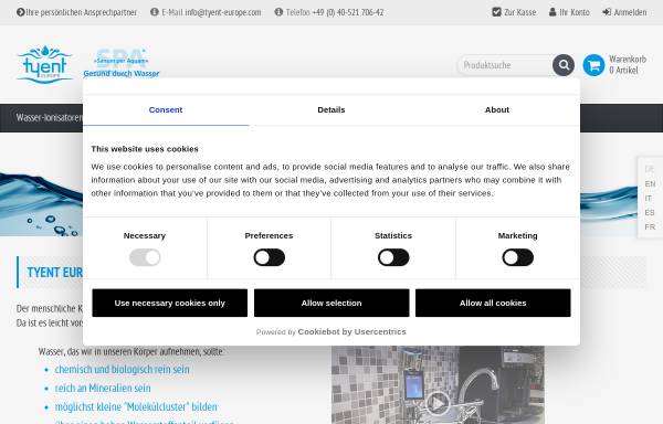 Vorschau von www.sanum-per-aquam.de, Baeck GmbH & Co. KG (COBA)