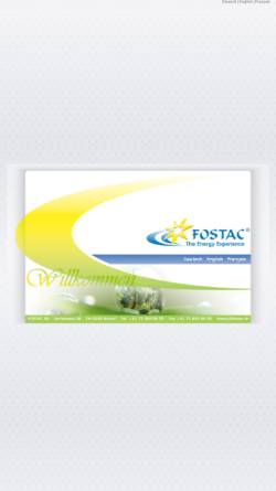 Vorschau der mobilen Webseite www.fostac.ch, Fostac AG