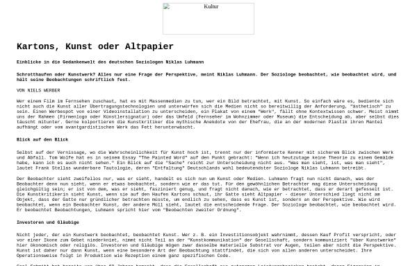 Vorschau von homepage.ruhr-uni-bochum.de, Kartons, Kunst oder Altpapier