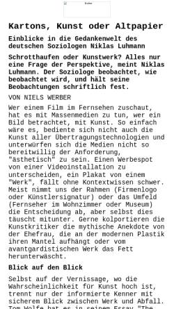 Vorschau der mobilen Webseite homepage.ruhr-uni-bochum.de, Kartons, Kunst oder Altpapier