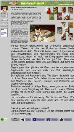 Vorschau der mobilen Webseite www.wir-fuechse.de, Wir Füchse