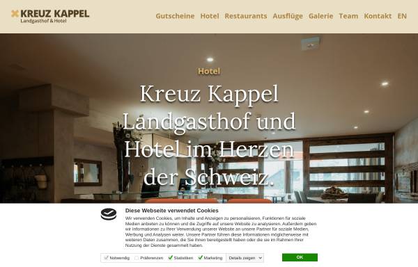 Vorschau von www.kreuz-kappel.ch, Gasthaus Zum Kreuz