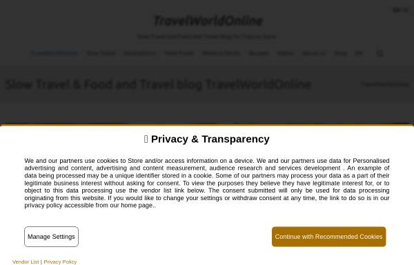 Vorschau von www.travelworldonline.de, Travel World Online