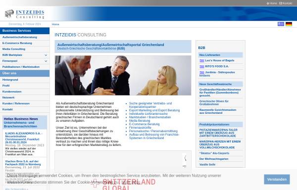 Vorschau von www.intzeidis.de, Intzeidis Consulting - Konstantinos Intzeidis