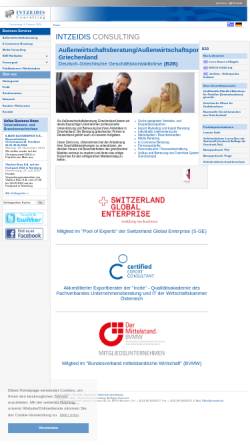 Vorschau der mobilen Webseite www.intzeidis.de, Intzeidis Consulting - Konstantinos Intzeidis