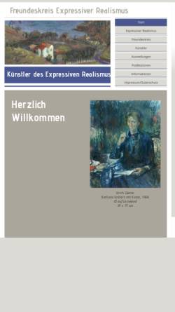 Vorschau der mobilen Webseite expressiverrealismus.de, Frank, Franz (1897-1986)