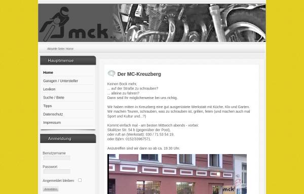 Vorschau von mc-kreuzberg.de, Motorrad-Club Berlin/Kreuzberg e.V.