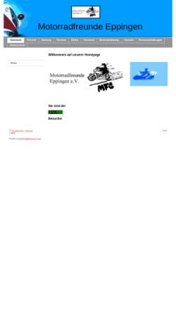Vorschau der mobilen Webseite www.motorradfreunde-eppingen.de, Motorradfreunde Eppingen