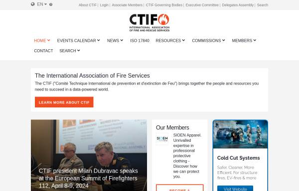 Vorschau von www.ctif.org, CTIF