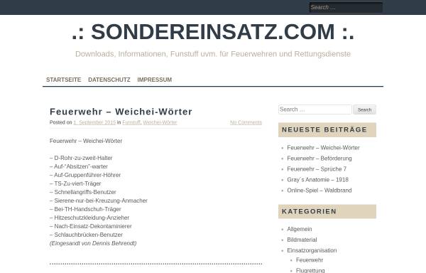 Sondereinsatz.com