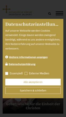 Vorschau der mobilen Webseite portal.kirchen.net, Kothgasser SDB, Alois