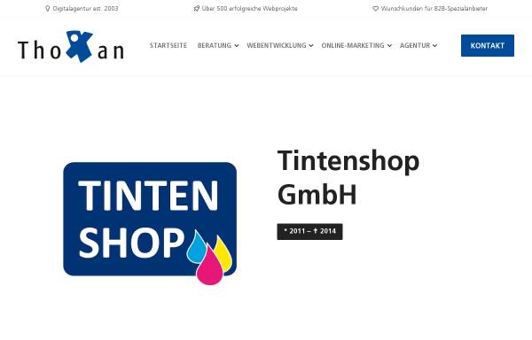 Vorschau von www.tintenshop-loehne.de, Tintenshop GmbH