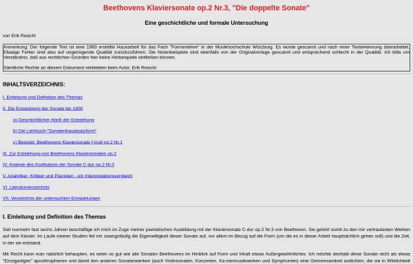 Vorschau von www.erik-reischl.de, Werke: Die doppelte Sonate