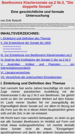 Vorschau der mobilen Webseite www.erik-reischl.de, Werke: Die doppelte Sonate
