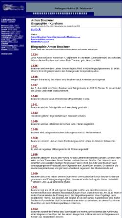 Vorschau der mobilen Webseite www.martinschlu.de, Anton Bruckner Biographie