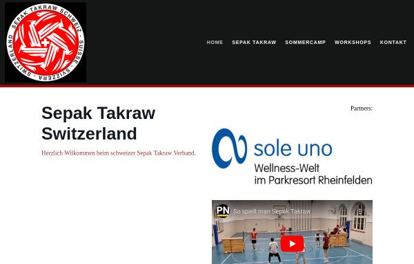 Vorschau von www.takraw.ch, Sepak Takraw Club Schweiz