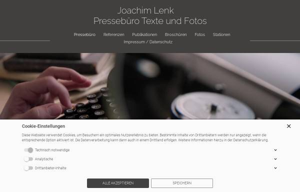 Vorschau von www.joachim-lenk.de, Autogrammsammler Lenk