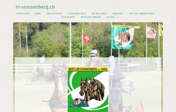 Vorschau von www.rc-sonnenberg.ch, Reitclub Sonnenberg u. Umg.