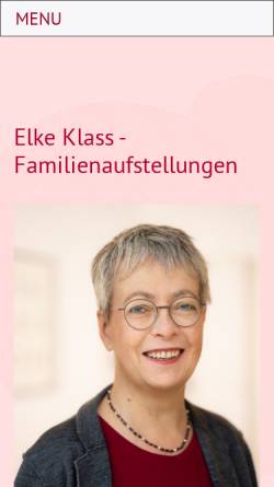 Vorschau der mobilen Webseite www.elke-klass.de, Elke Klass