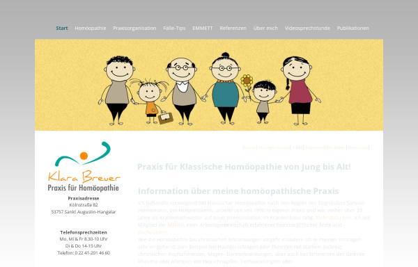 Vorschau von www.praxis-klara-breuer.de, Klara Breuer