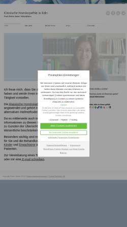 Vorschau der mobilen Webseite www.koelnhomoeopathie.de, Praxis für Klassische Homöopathie