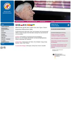 Vorschau der mobilen Webseite www.bahnhofsmission.de, Bahnhofsmissionen in Deutschland