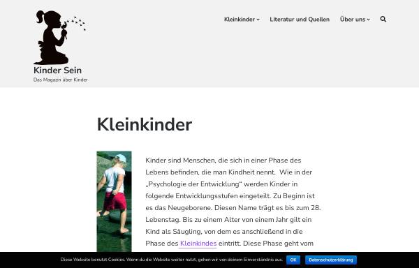 Vorschau von www.kinder-sein.de, Kinder Sein