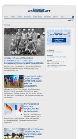 Vorschau der mobilen Webseite www.stuttgarter-wochenblatt.de, Stuttgarter Wochenblatt Online