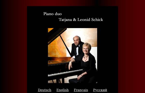 Vorschau von www.klavierduo-schick.de, Schick, Tatjana & Leonid