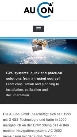 Vorschau der mobilen Webseite www.gps-webshop.de, AuCon Systems GmbH
