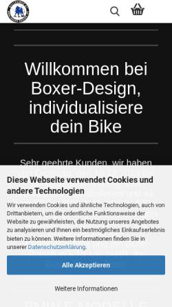 Vorschau der mobilen Webseite www.boxer-design.de, Boxer-Design