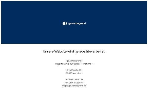 Vorschau von www.gewerbegrund.de, Gewerbegrund Projektentwicklungsgesellschaft mbH