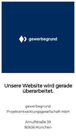 Vorschau der mobilen Webseite www.gewerbegrund.de, Gewerbegrund Projektentwicklungsgesellschaft mbH