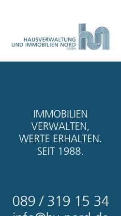 Vorschau der mobilen Webseite nord-mf.de, Hausverwaltung und Immobilien Nord GmbH