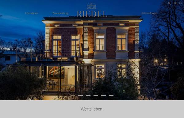 Vorschau von www.riedel-immobilien.de, Riedel Immobilien München