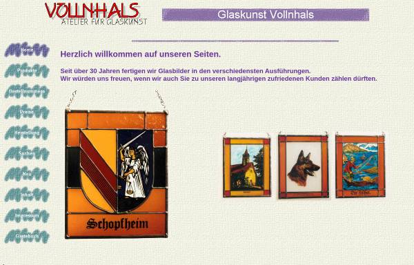 Vorschau von www.glaskunst-vollnhals.de, Glaskunst-Vollnhals