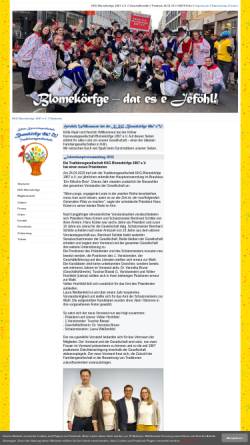 Vorschau der mobilen Webseite www.blomekoerfge.de, KKG Blomekörfge 1867 e.V.