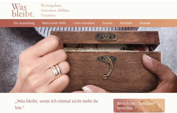 Vorschau von www.was-bleibt.de, Was bleibt - Trauer nach Tot- oder Fehlgeburt