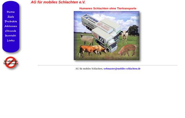 Vorschau von www.mobiles-schlachten.de, Verein für mobiles Schlachten
