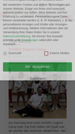Vorschau der mobilen Webseite hamburg.dsqv.de, Hamburger Squash Verband e.V.
