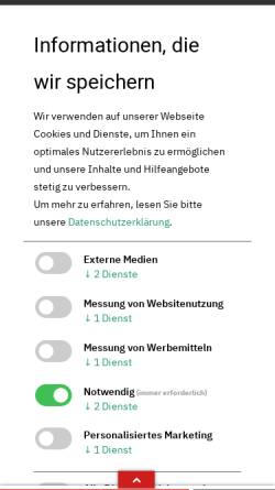 Vorschau der mobilen Webseite www.caritas-berlin.de, Ambulantes Caritas Hospiz Prignitz