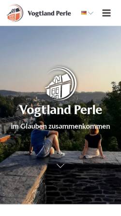 Vorschau der mobilen Webseite www.vogtlandperle.de, Greiz die Perle des Vogtlandes