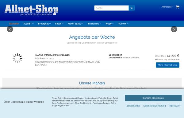 Vorschau von www.allnet-shop.de, EDV Service Kaschytza
