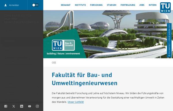 Vorschau von www.bauwesen.tuwien.ac.at, Fakultät für Bauingenieurwesen