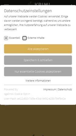 Vorschau der mobilen Webseite www.krimi-couch.de, Roter Drache (Krimi-Couch)